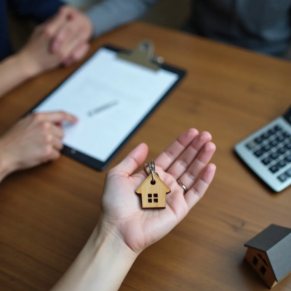 Small business owner welcoming customers with AI receptionist service